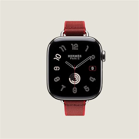 Series 10 case & Band Apple Watch Hermès Single Tour 42 mm 